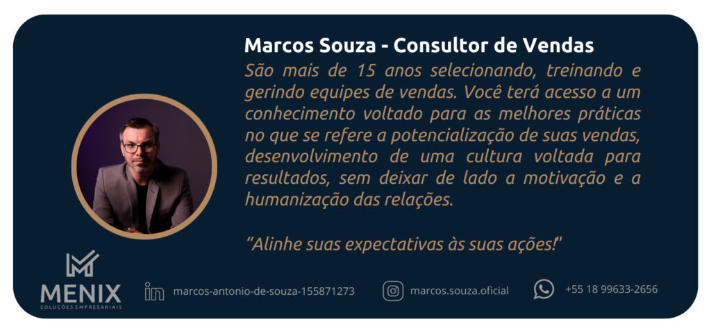 Marcos Souza Consultor na Menix Consultoria